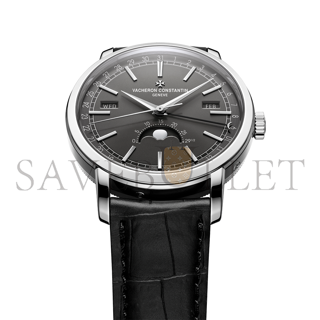 vacheron Co*sta*t*n traditionnelle complete calendar 41 mm white gold watch 4010t/000g-b740